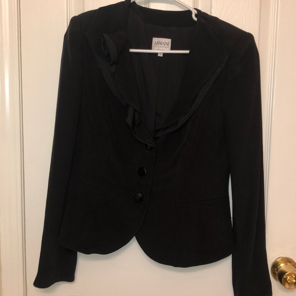 Black ARMANI blazer.